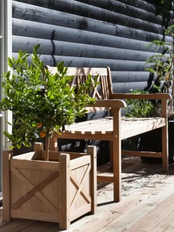 Panchina Da Giardino In Legno Di Teak Rosenborg