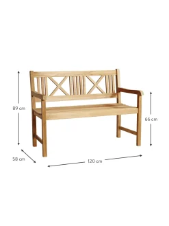 Panchina Da Giardino In Legno Di Teak Rosenborg