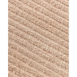 Passatoia A Pelo Lungo Con Motivo A Rilievo Wes, Tessuta A Mano