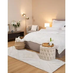 Passatoia A Pelo Lungo Con Struttura In Rilievo Magda