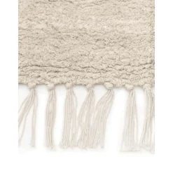 Passatoia In Cotone Con Motivo A Rombi E Frange Bina