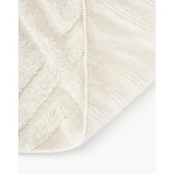 Passatoia In Cotone Tessuta A Mano Con Struttura In Rilievo Ziggy