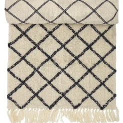 Passatoia In Lana Con Motivo Rombi Alva