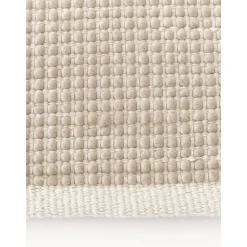 Passatoia In Lana Tessuta A Mano Amaro