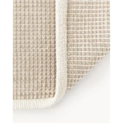 Passatoia In Lana Tessuta A Mano Amaro