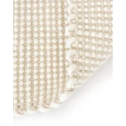 Passatoia In Lana Tessuta A Mano Amaro