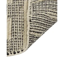 Passatoia In Lana Tessuta A Mano Con Frange Rue