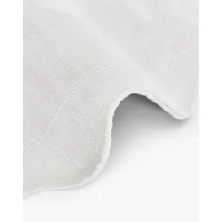 Passatoia In Viscosa Con Bordo Ondulato Wavy