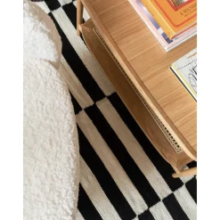 Passatoia Kilim A Righe Tessuta A Mano Donna