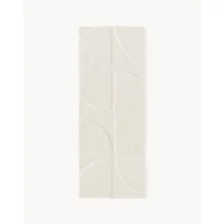 Passatoia Soffice A Pelo Lungo Con Struttura In Rilievo Alta-Bassa Jade