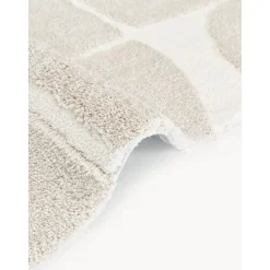 Passatoia Soffice A Pelo Lungo Con Struttura In Rilievo Alta-Bassa Jade