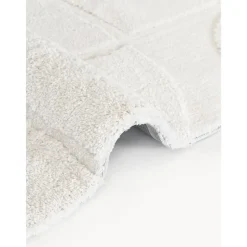 Passatoia Soffice A Pelo Lungo Con Struttura In Rilievo Alta-Bassa Jade