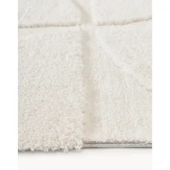 Passatoia Soffice A Pelo Lungo Con Struttura In Rilievo Alta-Bassa Jade