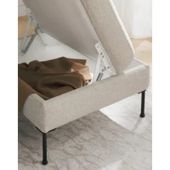 Poggiapiedi Contenitore Da Divano Cucita