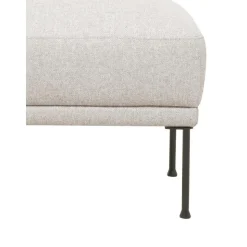 Poggiapiedi Da Divano Con Piedini In Metallo Fluente