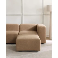 Poggiapiedi Da Divano In Boucle Lena