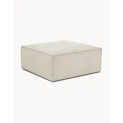 Poggiapiedi In Velluto A Coste Lennon