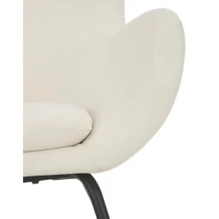 Poltrona Bergere Con Gambe In Metallo Wing