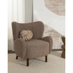 Poltrona Bergere In Teddy Kalia