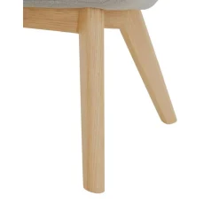 Poltrona Con Gambe In Legno Wing