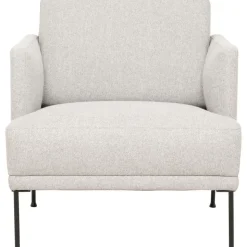 Poltrona Con Gambe In Metallo Fluente