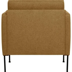 Poltrona Con Gambe In Metallo Fluente