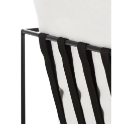 Poltrona Imbottita Con Struttura In Metallo Wayne