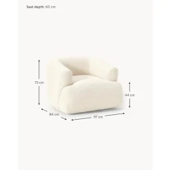 Poltrona In Boucle Sofia