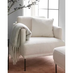 Poltrona In Peluche Fluente