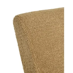 Poltrona In Tessuto Teddy Giallo Senape Berna