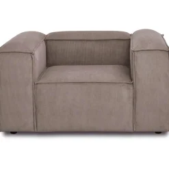 Poltrona In Velluto A Coste Lennon