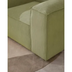 Poltrona In Velluto A Coste Lennon