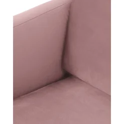 Poltrona In Velluto Con Gambe In Metallo Fluente