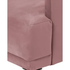 Poltrona In Velluto Con Gambe In Metallo Fluente