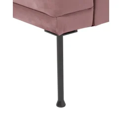 Poltrona In Velluto Con Gambe In Metallo Fluente