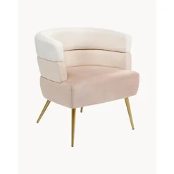 Poltrona In Velluto Di Design Retro Sandwich