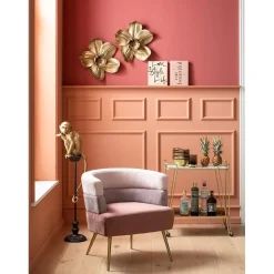 Poltrona In Velluto Di Design Retro Sandwich