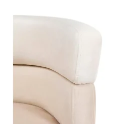 Poltrona In Velluto Di Design Retro Sandwich