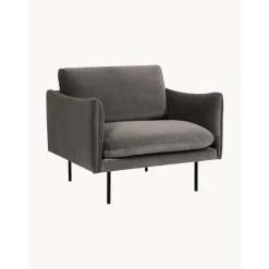 Poltrona In Velluto Moby