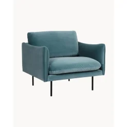 Poltrona In Velluto Moby