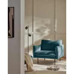 Poltrona In Velluto Moby