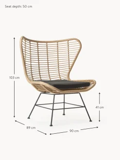 Poltrona Intrecciata Costa