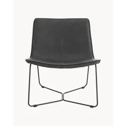 Poltrona Lounge In Similpelle Barrel