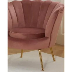 Poltroncina Da Cocktail In Tessuto Boucle Oyster