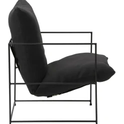 Poltroncina Imbottita Con Struttura In Metallo Wayne