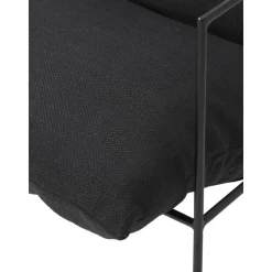 Poltroncina Imbottita Con Struttura In Metallo Wayne