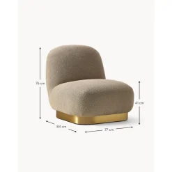 Poltroncina In Boucle Elsie