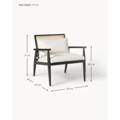 Poltroncina In Legno Massello Di Betulla Manuel