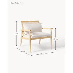 Poltroncina In Legno Massello Di Caucciu Manuell