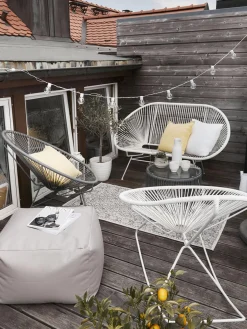 Poltroncina In Materiale Sintetico Intrecciato Bahia